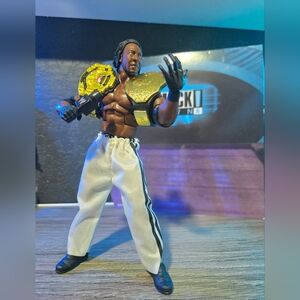 WWE Action Figure with Championship Belt